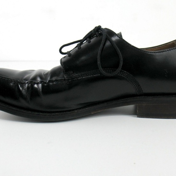 Johnston & Murphy Black Leather Oxford Shoes Sz 9M